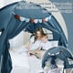 thumbnail image 5 of Carpa para Cama Individual Razee para Niños, Casa de Juegos Interior Azul, 5 of 7