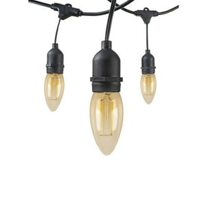 Want - Guirnalda 10 Metros Con Ampolletas Vela Filamento 2W E-27