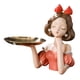 thumbnail image 1 of Bandeja De Almacenamiento Para Llaves, Figurita De Princesa, Joyería, Pendientes, Bandeja Para Mueble De TV, Color Naranja, 1 of 4