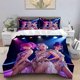 thumbnail image 1 of Vintage Neon KPOP Group 3D Idol Print Bedding Set Soft Light Beige-Friendly Polyester Fabric, 1 of 1