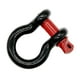 thumbnail image 2 of Gancho De Remolque 2T Negro Con Anillos En D, Grillete De Arco Para Aisladores Rojos, Horquilla Silenciadora, 2 of 5