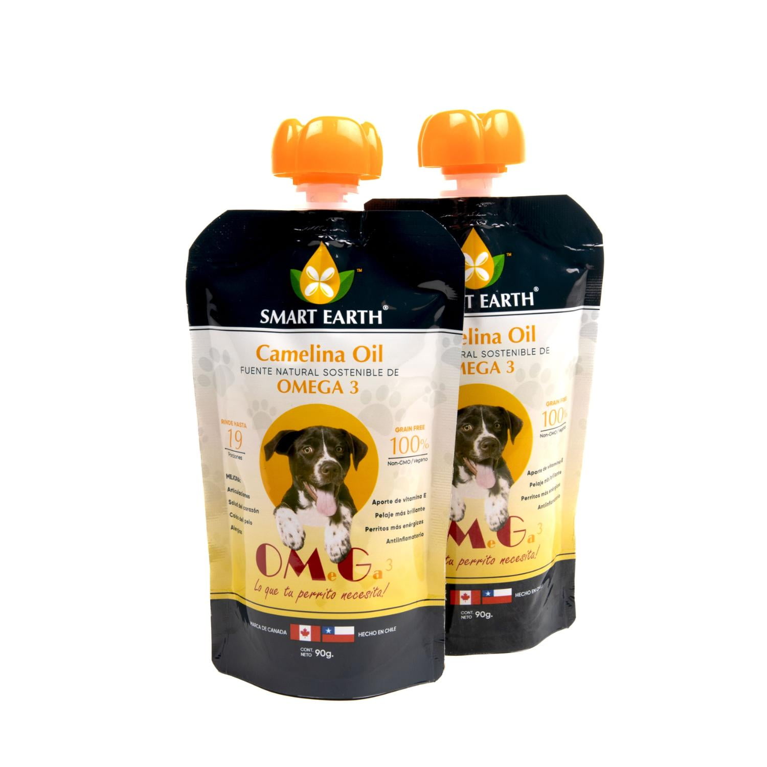 OMG Camelina Oil Pouch 90g. Pack de 2