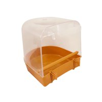 Magideal - Baño Para Pájaros Para Jaula, Suministros De Accesorios Para Jaulas De Pájaros, Bebedero Transparente Para Jaula De Pájaros, Bañera Para Loros, Bañera