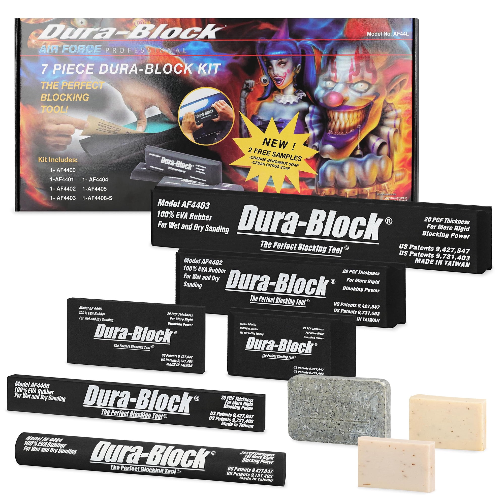 Kit De Lijado Dura-block Af44l De 7 Piezas