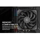 thumbnail image 5 of Enfriador de CPU ID-COOLING IS-67-XT negro de 67 mm de altura y perfil bajo, 5 of 7