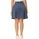 thumbnail image 3 of INSPIRE CHIC Falda de Mujer Regreso a Clases Cintura Alta Línea A Acampanada Casual Falda de Mezclilla Azul Claro 2XL, 3 of 7