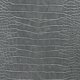 thumbnail image 2 of Rollo de cuero sintético gris con textura de cocodrilo 30 x 135 cm, 2 of 4
