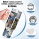 thumbnail image 5 of Anatomía de Grey Vaso aislado de acero inoxidable con asa, diseño temático, regalo para familia, amigos y fans; incluye pajita y encaja en el portavasos estándar, 40 oz, 5 of 6