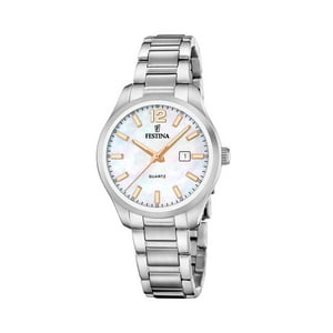 Reloj F20737/6 Festina Blanco Mujer Acero Clasico