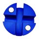 thumbnail image 4 of Protector De Riel De Marco Profesional Resistente Con Almohadilla De Gato Ranurada Magnética Universal Azul, 4 of 5