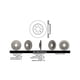 thumbnail image 2 of Disco Freno para auto Honda Fit 2008-2014 Delantero, 2 of 3