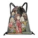 thumbnail image 1 of Studio Ghibli Mochila de Cuerdas para Deportes y Gimnasio, Bolsa de Cuerdas Resistente al Agua, Bolsa Cinch, 30×40cm, 1 of 6