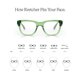 thumbnail image 4 of Lentes de Lectura eyebobs Kvetcher Verde Cristal 1.25 Aumento, 4 of 7