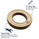 thumbnail image 2 of Juguete de buscar para perro Tall Tails anillo de cuero de 18 cm, 2 of 8