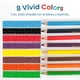 thumbnail image 4 of Lápices de colores STEAMFLO Jumbo triangular 8 colores, 4 of 7
