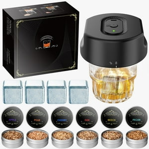 Kit Para Ahumar Whisky Yelusonw Electric Con Astillas De Madera De 6 Sabores
