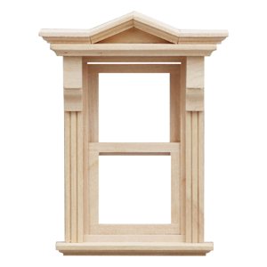 Magideal - 1:12 Ventana De Madera Muebles De Casa De Muñecas Simulación Miniaturas Marco De Ventana Modelo Casas De Muñecas Decoración Para Accesorios De Fotogra