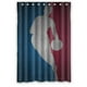 thumbnail image 1 of Cortina de ducha con ganchos "I Love Basketball" (122 x 183 cm), 1 of 3