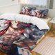 thumbnail image 1 of Monkey D Luffy Bed Duvet Cover Funny Anime Cartoon Bedding Sets Lightweight 3 Piece Comforter Sets, 1 of 5