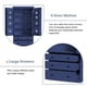 thumbnail image 2 of [Assembly Video Provided]TOPMAX 77inch Farmhouse Kitchen Pantry, Freestanding Tall Cupboard Storage Cabinet with 3 Adjustable Shelves, 8 Door Shelves, 3 Drawers for Kitchen, Dining Room, Blue, 2 of 3
