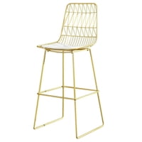 Habita2 Chile - Silla De Bar Elegant Dorado