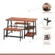 thumbnail image 3 of Comedor industrial con repisas y banquetas, 3 of 4