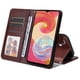thumbnail image 5 of Funda Billetera para Samsung Galaxy A04E 4G con Porta Tarjetas y Soporte Ajustable Marrón, 5 of 5