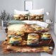 thumbnail image 1 of v1846 Bed Sheets Duvet cover pillowcase Minion bedding set Boys and girls home bedroom quilt set, queen size double bed three-piece set 3-Piece Bedding Set (1 Duvet Cover + 2 Pillow Shams) Bed Sheets, 1 of 5
