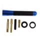 thumbnail image 2 of Decoración De Antena Rechoncha De Coche Universal De Estilo De Fibra De Carbono De 8 Cm + Tornillo Azul, 2 of 3