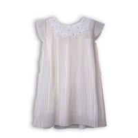 Vestido Bebe Niña Blanco Pillin