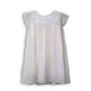 Vestido Bebe Niña Blanco Pillin