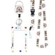 thumbnail image 1 of Cordones para profesores para credenciales y llaves, bonito cordón con cuentas y porta credencial para mujeres, profesoras y enfermeras., 1 of 5