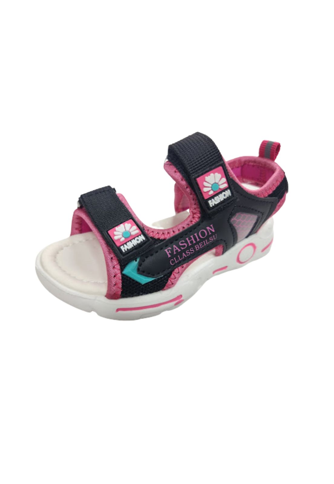 Vinnys Outlet - Sandalia Niña Velcro Fucsia