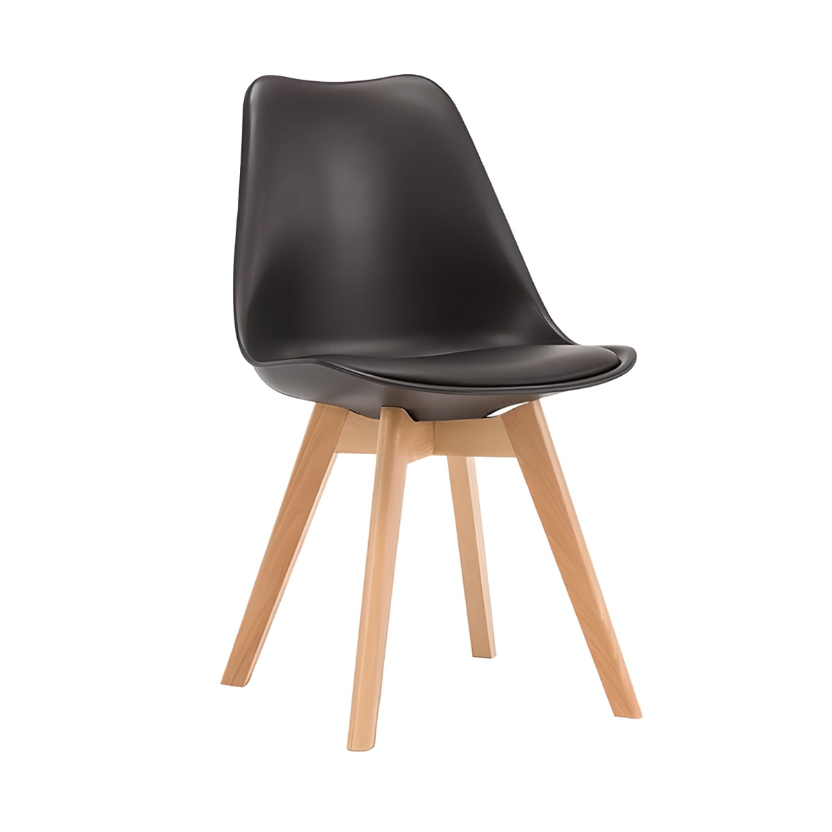 Klik Muebles - Silla Tulip Acolchada - Negra