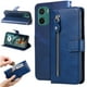 thumbnail image 1 of Funda con Cremallera para Motorola Moto G05, Carcasa Cartera de Cuero PU con Soporte y Tarjetero, 1 of 5
