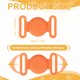 thumbnail image 2 of Uxcell Collar de Perro con Etiqueta, Soporte de Rastreador de Perro de Silicona, Funda Protectora Impermeable para Collar de Gato, (Naranja), Diseñado para Accesorios de Rastreo de Mascotas, 2 of 6