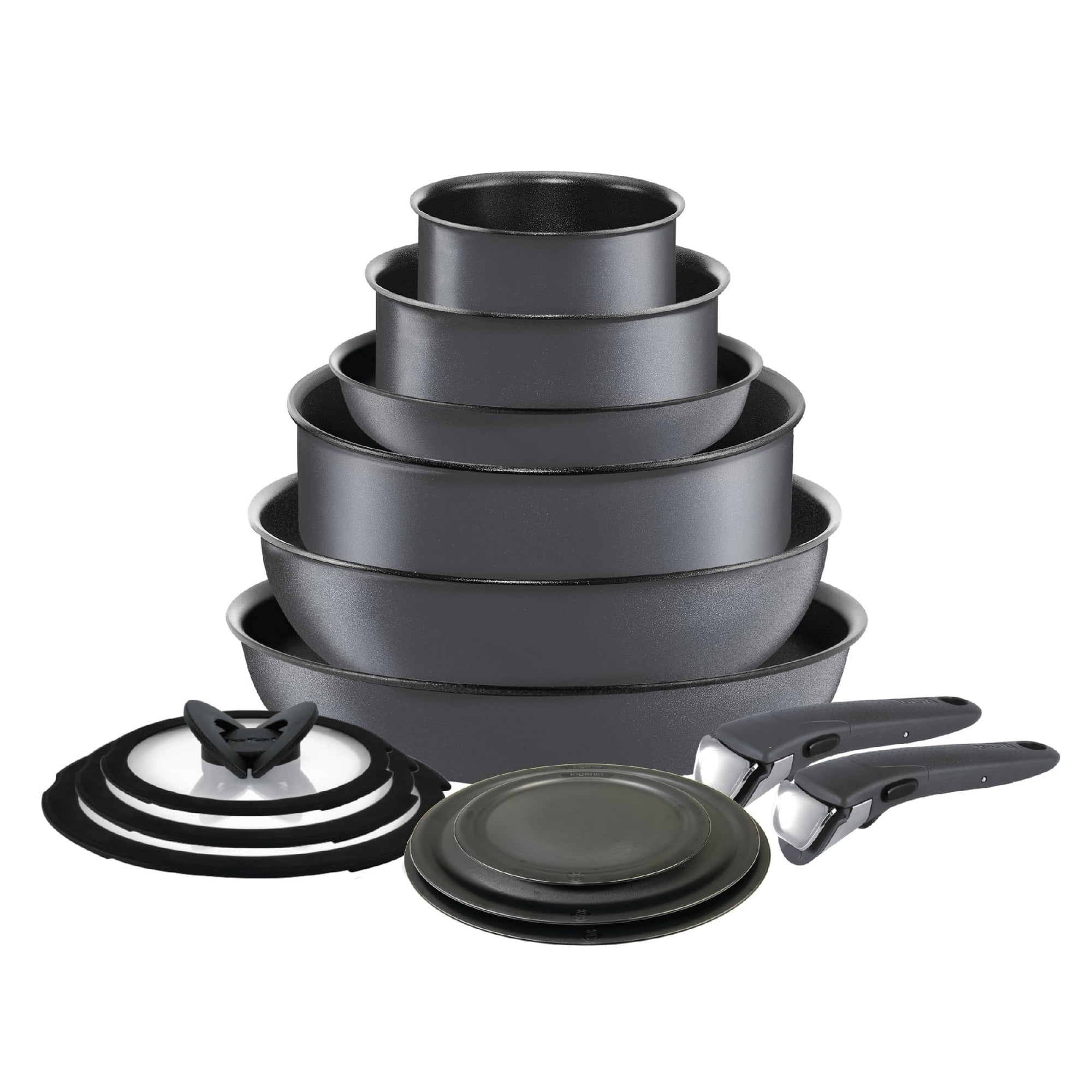 Set De Utensilios De Cocina T-fal Ingenio Antiadherentes 14 Piezas Para Inducción