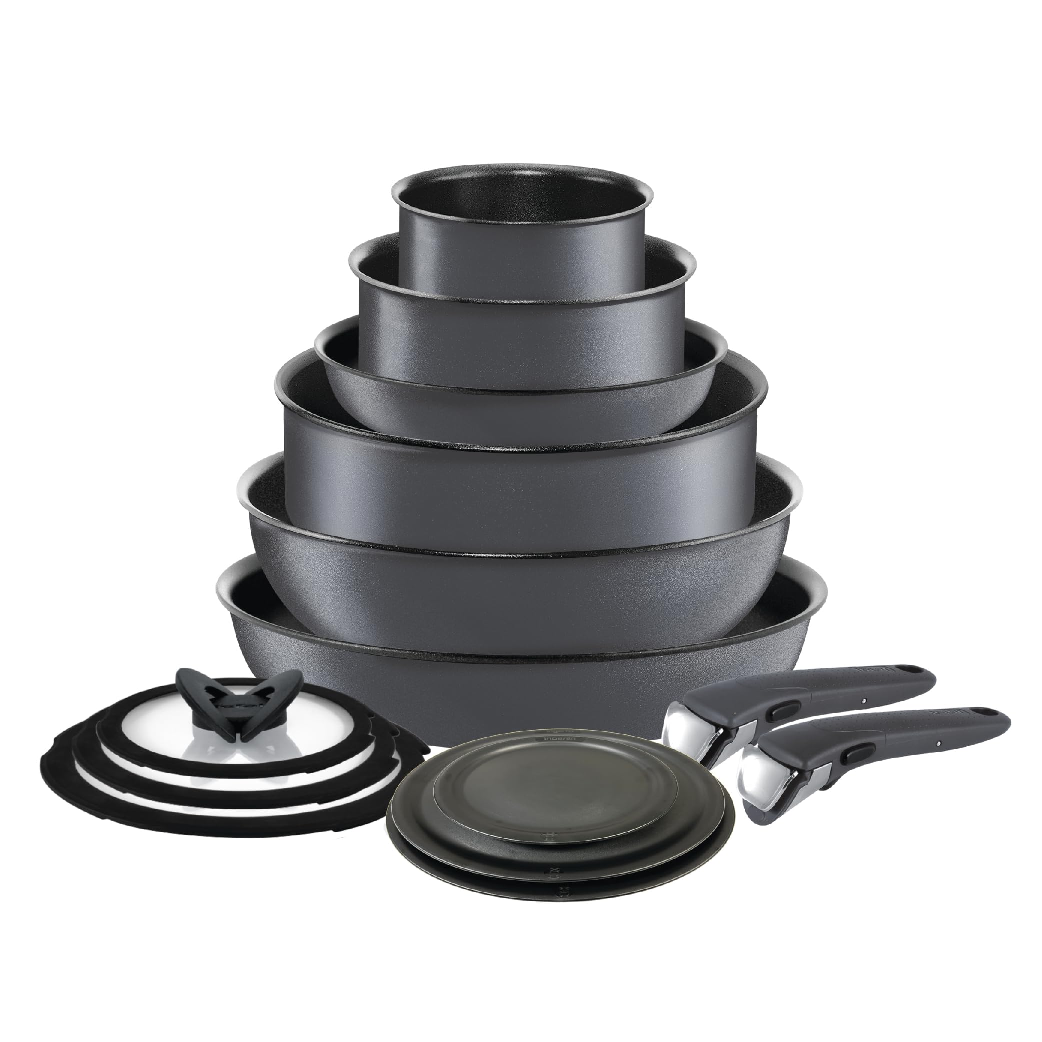 Set De Utensilios De Cocina T-Fal Ingenio Antiadherentes 14 Piezas Para Inducción