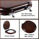 thumbnail image 3 of Asiento de Inodoro Redondo Angel Shield Madera Nogal Oscuro 44x36x5 cm, 3 of 7