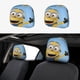 thumbnail image 1 of Minions Funda Protectora Universal para Reposacabezas de Coche, Funda Elástica para Reposacabezas de Asiento de Auto, Funda de Tela Antipolvo, Accesorios de Interior 2 Piezas, 1 of 6