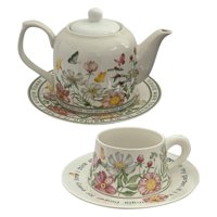 Bothyi - Té De Té Con Taza De Té Y Taza De Café De Porcelana De Platillo Para Regalo De Cumpleaños Con Leche Latte