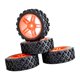 thumbnail image 4 of 4 Llantas De Goma RC Neumáticos 71 Mm Resistentes Al Desgaste Para HSP Crawler Accs Rojo, 4 of 5