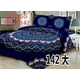thumbnail image 1 of Cobertor de verano tipo quilt tamaño 2 Plazas Azul Marino con Mandala, 1 of 1