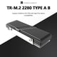 thumbnail image 2 of Disipador térmico SSD Thermalright TR-M.2 2280 tipo A B 2280 negro, 2 of 5