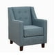 thumbnail image 2 of Poltrona Belen Lino Sidelli Azul Claro, 2 of 7