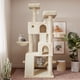 thumbnail image 2 of Condominio Cat Tree Tower SHA CERLIN 165 cm para gatos de interior, color beige, 2 of 9