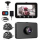 thumbnail image 1 of Cámara de tablero VSYSTO 4.5" WiFi 3CH 1080P GPS DVR, 1 of 9