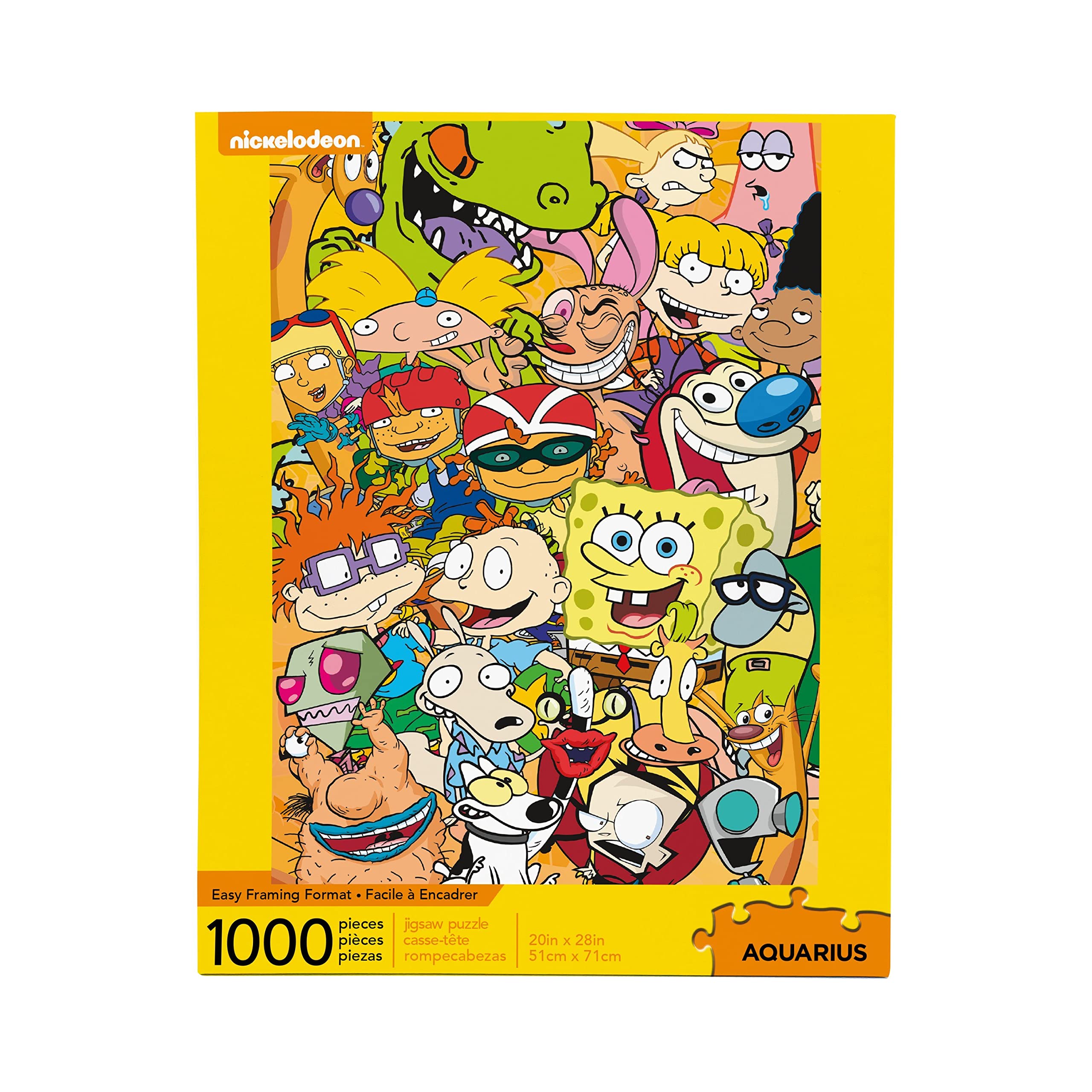 Rompecabezas Aquarius Nickelodeon 90S 1000 Piezas