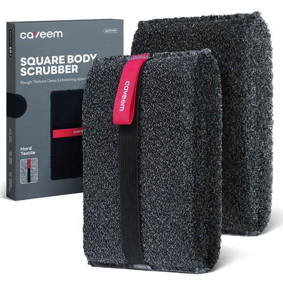 Exfoliante Corporal CAVEEM Cuadrado Textura Áspera Paquete de 2