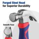 thumbnail image 4 of Cabezal de acero forjado Hammer WORKPRO con mango de fibra de vidrio de 8 oz, 4 of 8